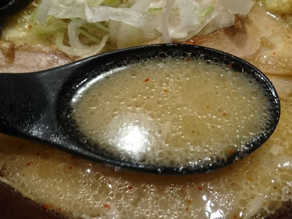 札幌 みその フレスポ恵み野店　濃厚味噌らーめん　スープ