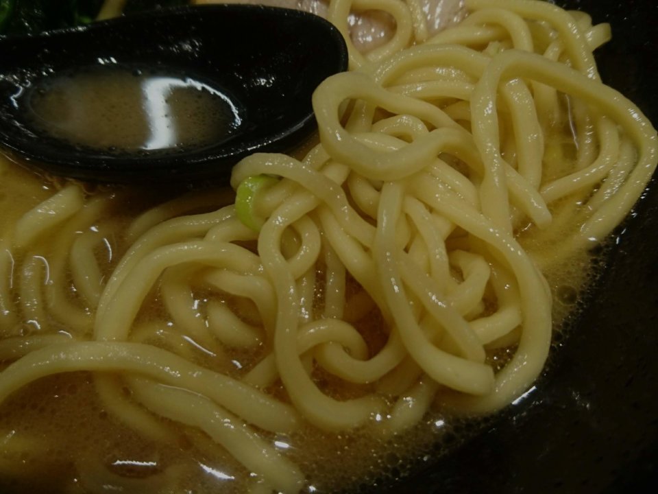 銀家 札幌宮の森店　とんこつ醤油ラーメン　麺