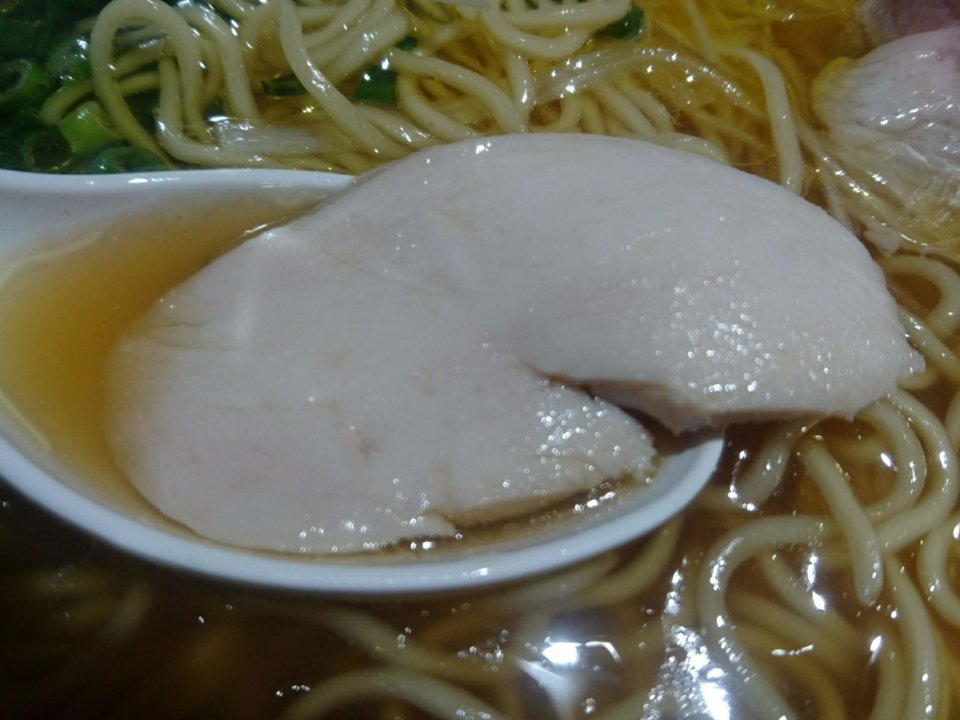 麺屋はじめの鶏清湯soba（醤油）　鶏チャーシュー