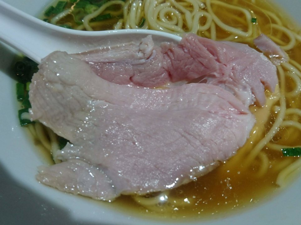 麺屋はじめの鶏清湯soba（醤油）　豚チャーシュー